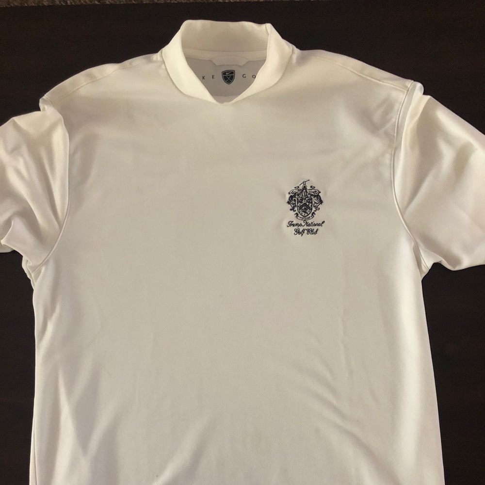 Men’s White Golf Polo
